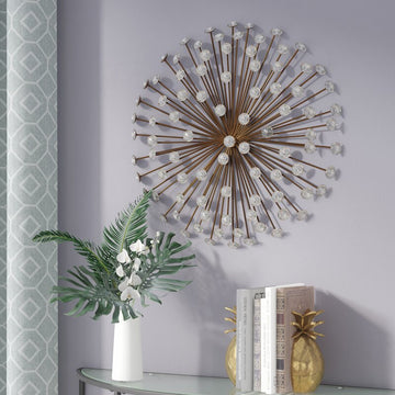 Lauti Big Burst Bronze Handmade Wall Decor